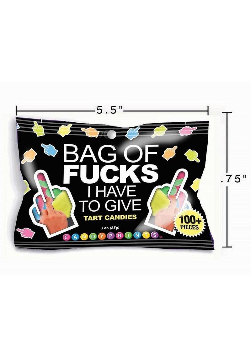 Bag Of Fucks I Have to Give Candy 3oz - Assorted Flavors