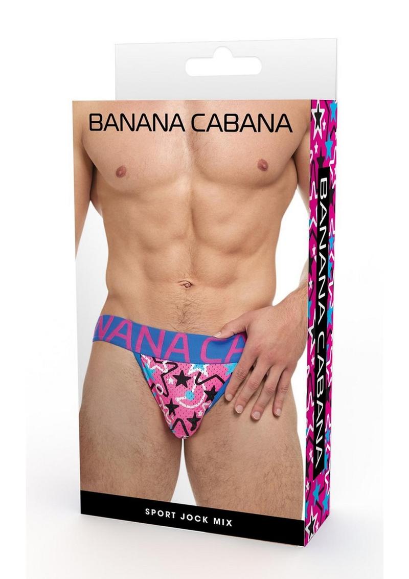 Banana Cabana Jock - Purple - Large/XLarge
