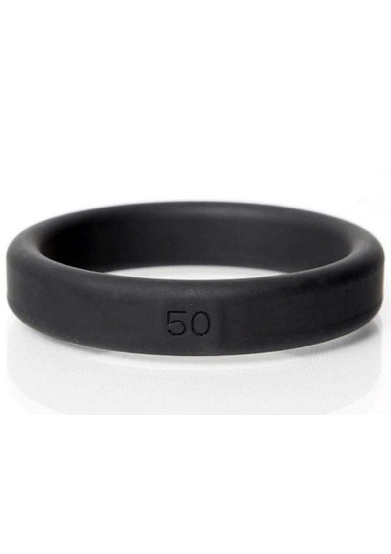 Boneyard Silicone Ring Cock Ring - Black - 2in