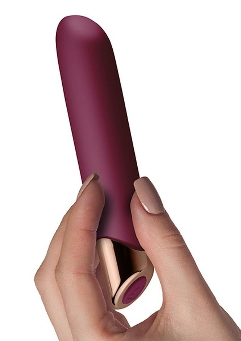 Chaiamo Rechargeable Silicone Vibrator - Burgundy