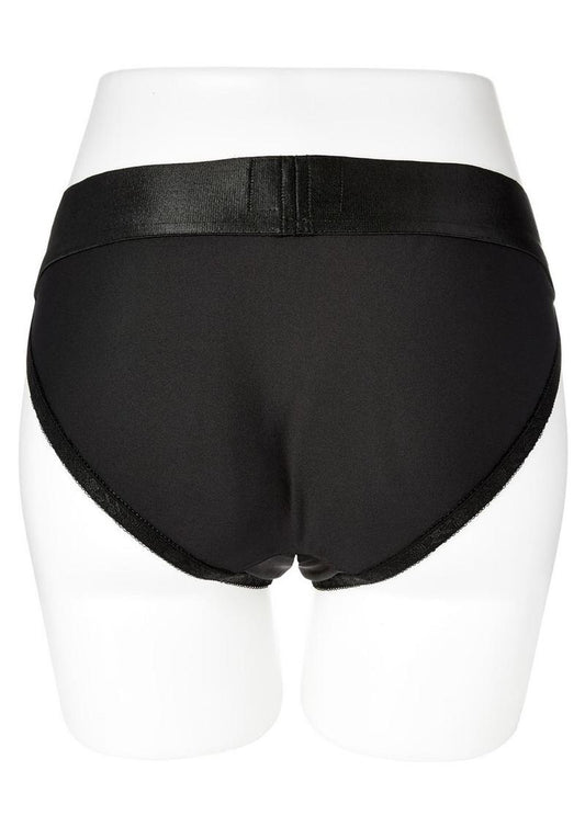 Em.Ex.. Active Harness Wear Silouette Harness Bikini Cut - Black - XSmall