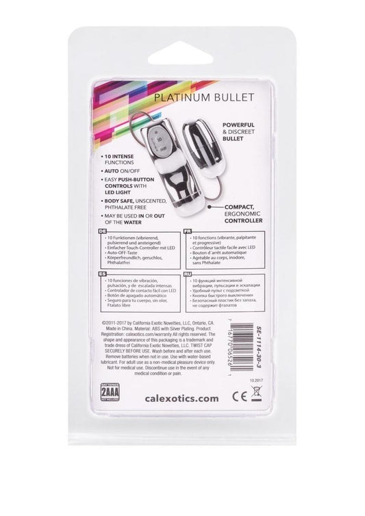 Extreme Pure Gold Power Bullet - Silver