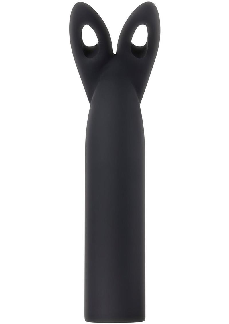 Four Play Rechargeable Bullet with 3 Silicone Sleeves Kit - Black