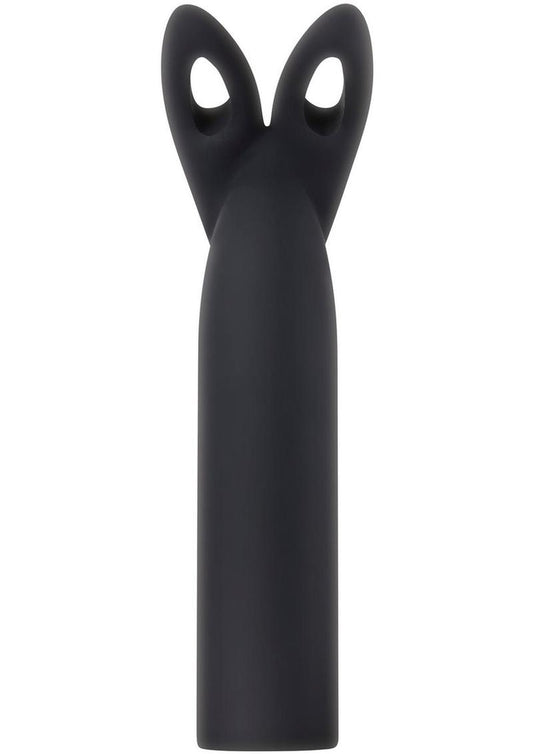 Four Play Rechargeable Bullet with 3 Silicone Sleeves Kit - Black