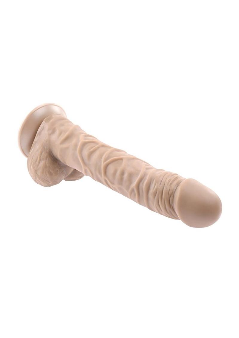 Gender X Flexskin Poseable True Feel Dildo - Vanilla - 10in
