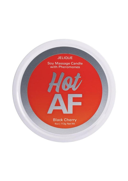 Jelique Massage Candle Pheromone Hot AF Black Cherry - 4oz