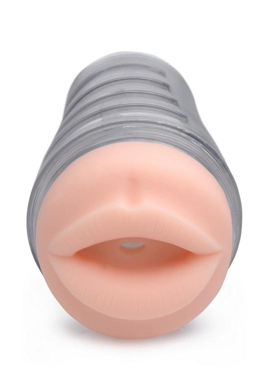 Jesse Jane Deluxe Signature Mouth Stroker - Flesh/Vanilla