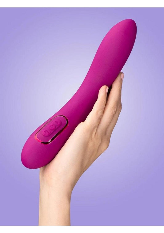 Jimmyjane Solis Form 6 Rechargeable Silicone Vibrator - Fuchsia
