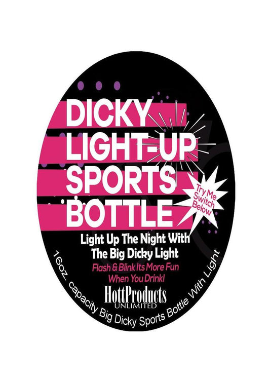 Light Up Pecker Sports Bottle - Vanilla