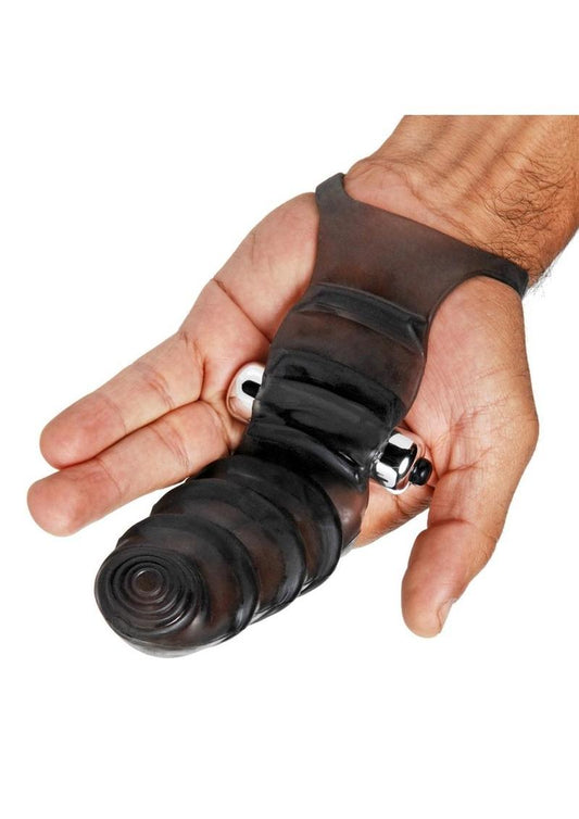 Master Series Bang Bang Vibrating Glove - Black