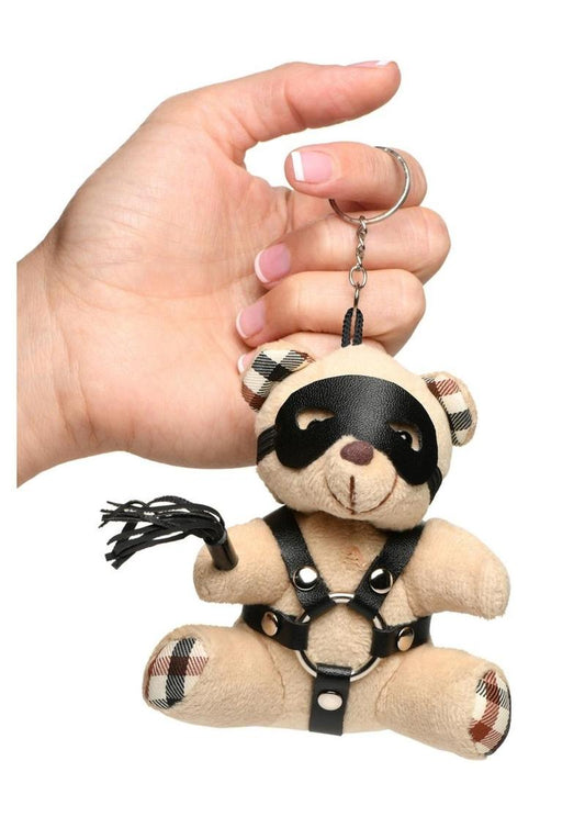 Master Series BDSM Teddy Bear Keychain - Tan