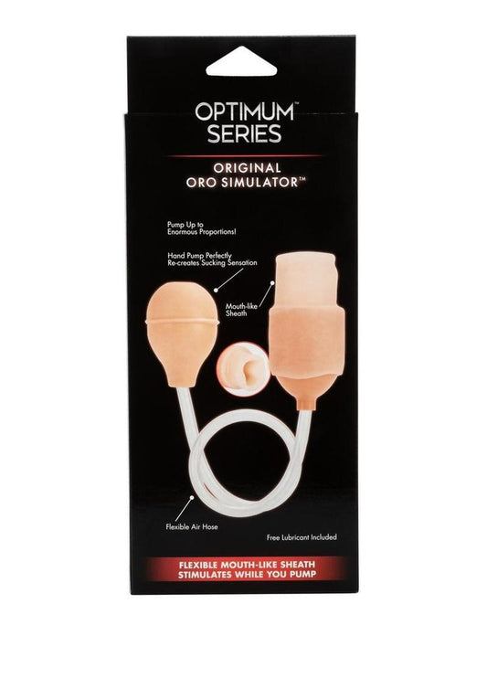Optimum Series Original Oro Simulator Masturbator Pump - Ivory/Vanilla