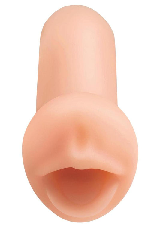 Pipedream Extreme Toyz Coed Cocksucker Masturbator - Mouth - Flesh/Vanilla
