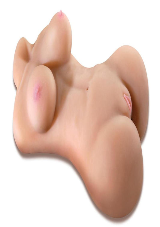 Pipedream Extreme Toyz Mega Fuck Slut Mega Masturbator - Torso - Flesh/Vanilla