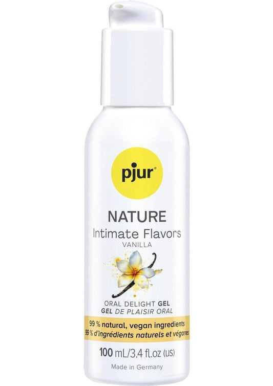 Pjur Nature Intimate Flavors Water Based Lubricant 3.4oz - Vanilla
