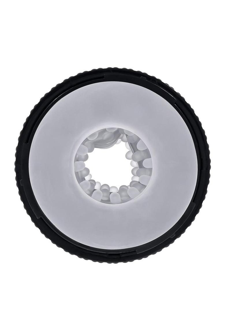 Playboy Tight End Dual End Stroker - Black/Clear