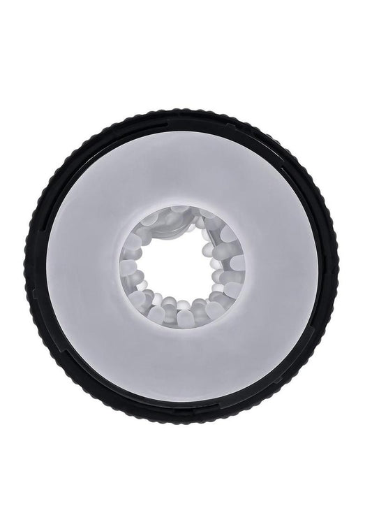 Playboy Tight End Dual End Stroker - Black/Clear