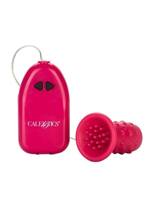 Pleasure Kiss Massager with Remote Control - Pink