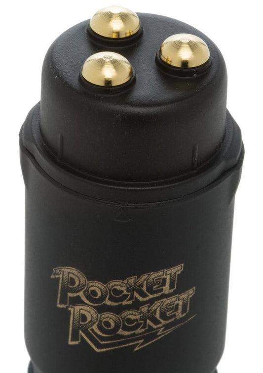 Pocket Rocket Limited Edition Mini Massager Velvet Touch - Black