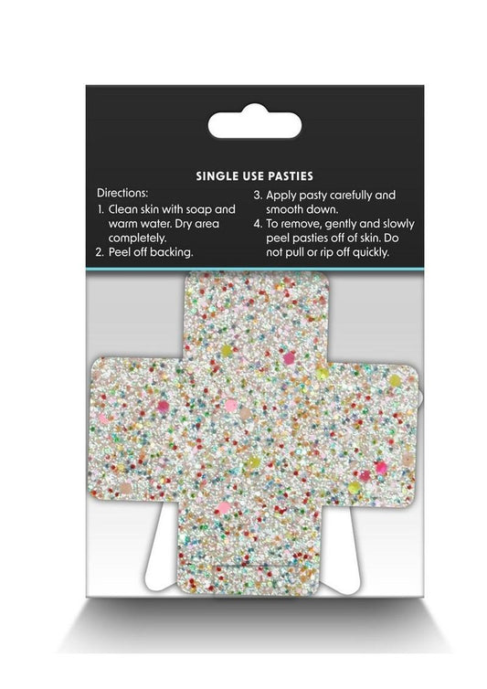 Pretty Pasties Star and Cross - Glow In The Dark/Multicolor