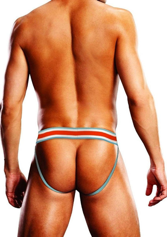 Prowler Gaywatch Bears Jock - Blue/Orange - Small