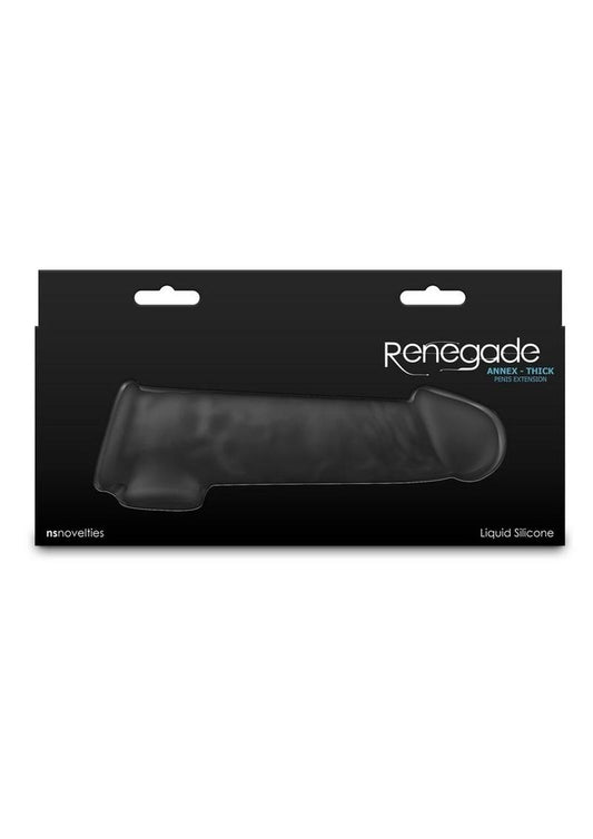 Renegade Annex Silicone Penis Extension - Thick - Chocolate