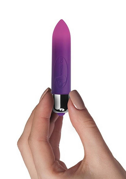 RO 80mm Color Me Orgasmic Bullet Vibrator - Purple