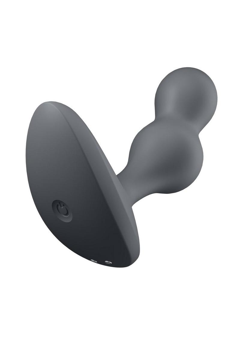Satisfyer Deep Diver Silicone Vibrating Anal Plug - Grey