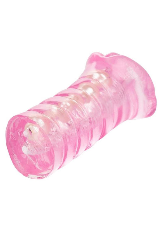 Shane's World Sorority Masturbator with Pleasure Beads - Pussy - Pink