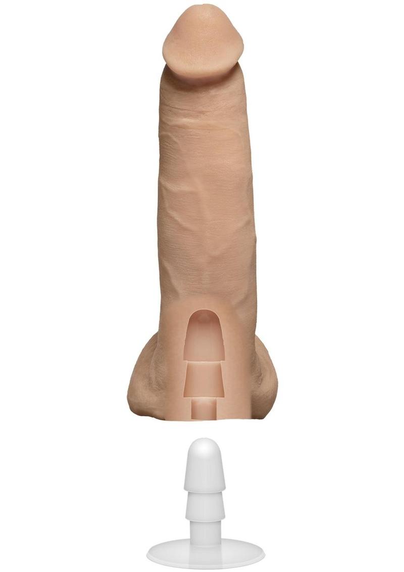 Signature Cocks Pierce Paris Dildo - Vanilla - 9in