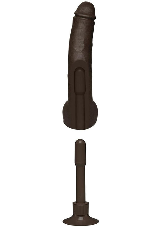 Signature Cocks Safaree Samuels Anaconda Vibrating Dildo - Chocolate - 12in