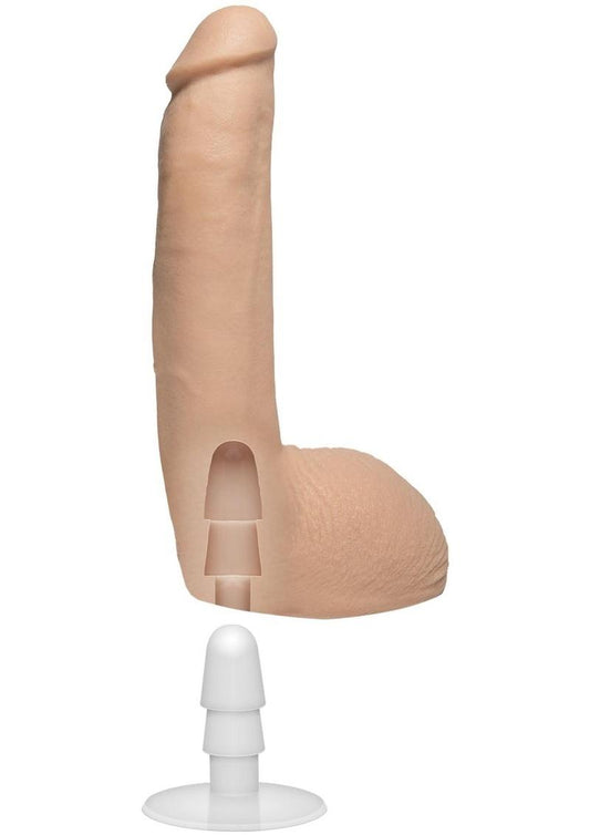 Signature Cocks Xander Corvus Dildo - Vanilla - 9in