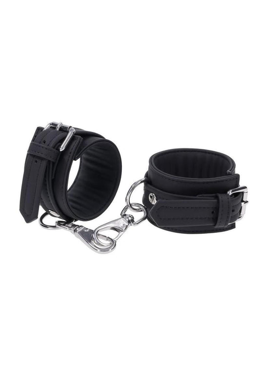 Signature Midnight Muse Handcuffs - Black/Silver