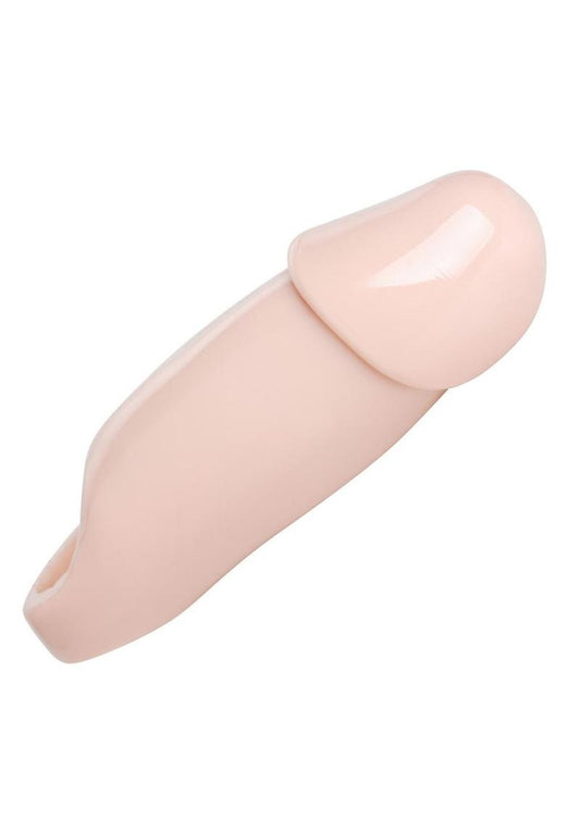 Size Matters Really Ample Wide Penis Enhancer Sheath - Vanilla