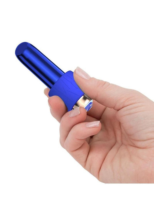 Swan Rechargeable Bullet - Blue/Rose Gold