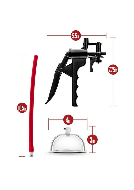 Temptasia Advanced Pussy Pump - Black/Red
