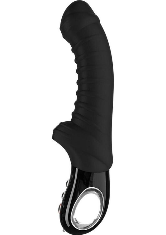 Tiger Silicone Vibrator - Black