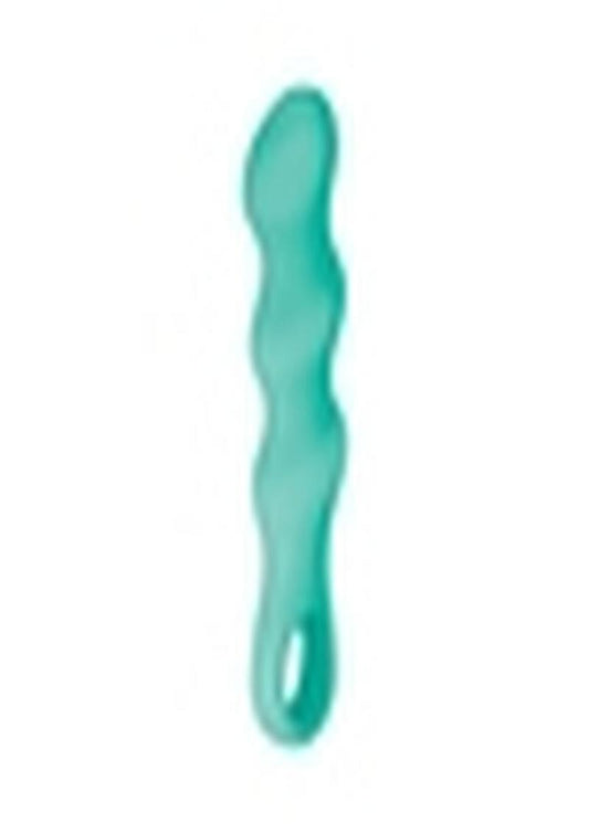 Triple Teaser Silicone Rechargeable Triple Motor Vibrator - Aqua/Teal