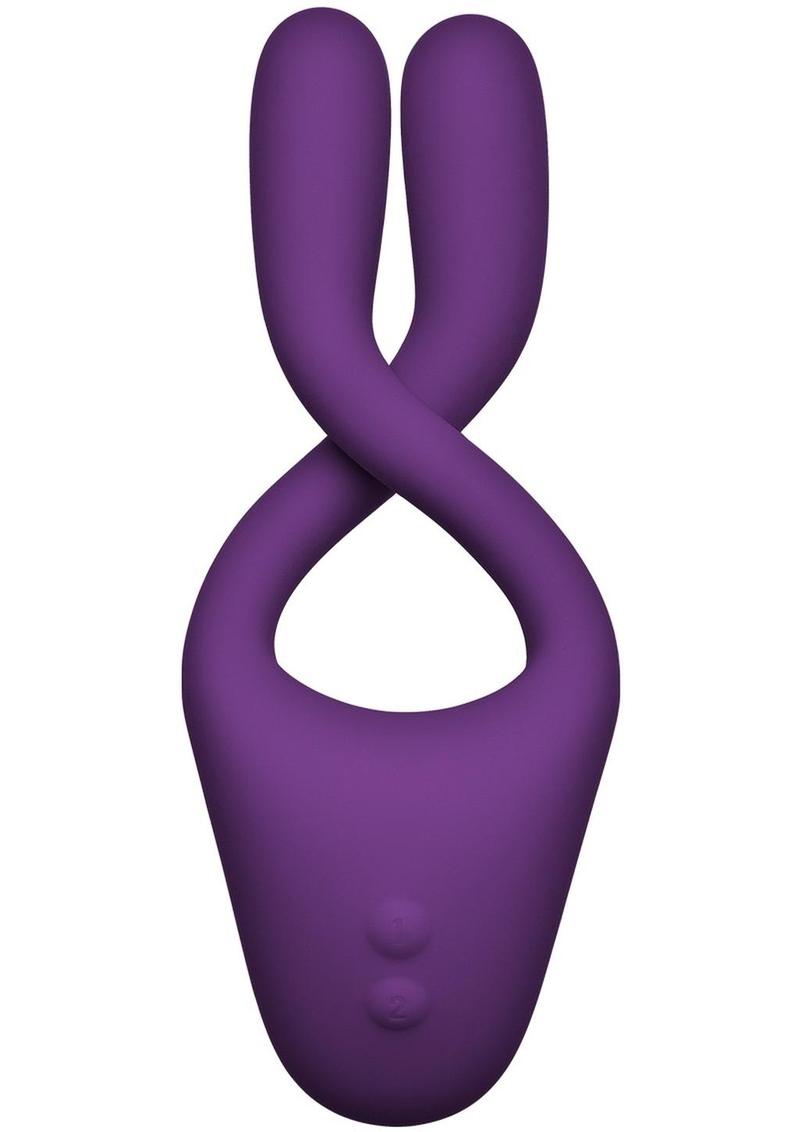Tryst V2 Bendable Silicone Massage with Remote Control - Purple