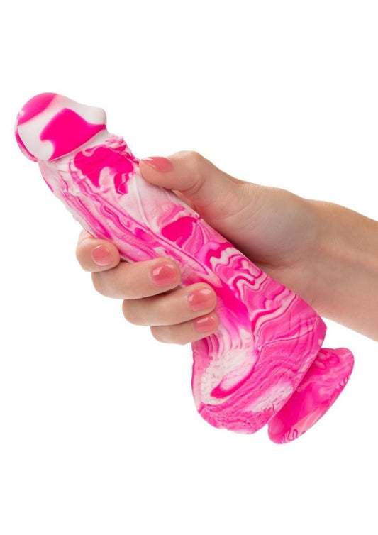 Twisted Love Twisted Dong Silicone Bendable Dildo - Pink
