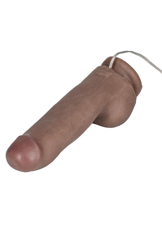 Tyler Knights Futurotic Cock Vibrating Dildo - Brown/Chocolate - 6in