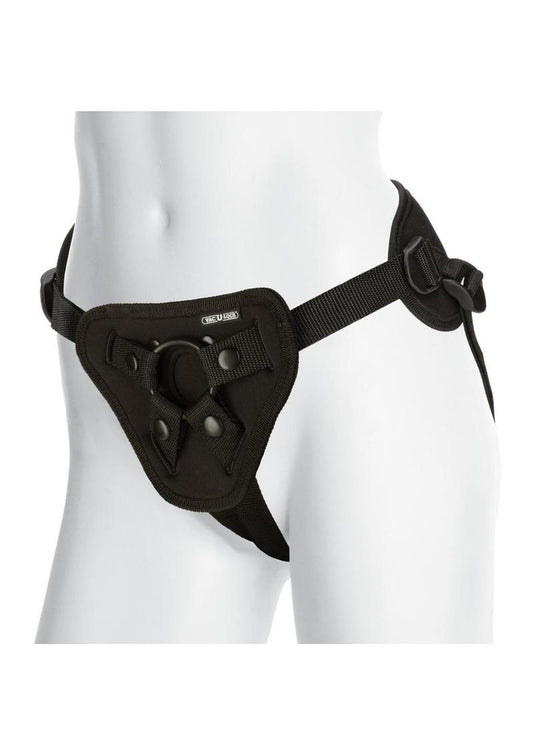 Vac-U-Lock Platinum Supreme Harness with Butt Plug - Black