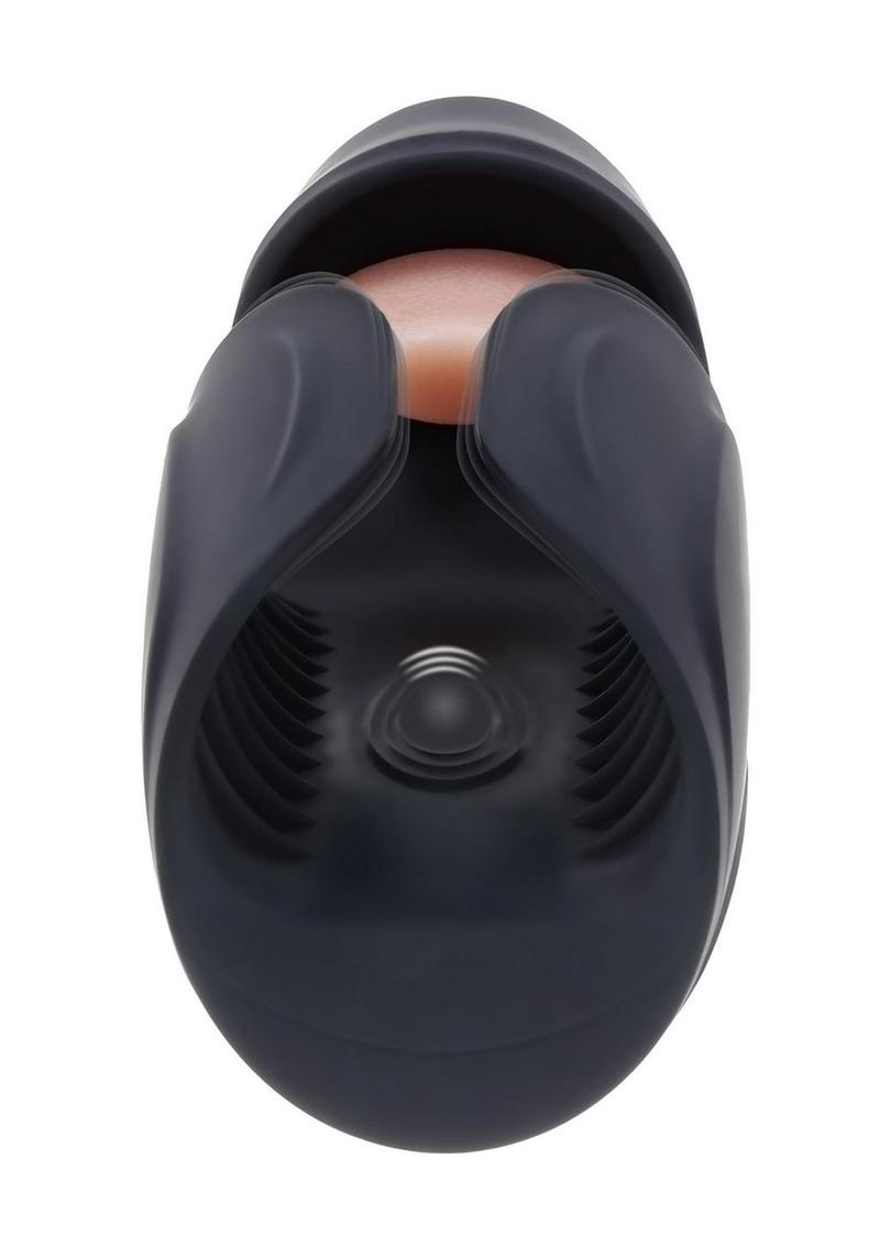 Zero Tolerance Lick The Tip Rechargeable Silicone Mouth Masturbator - Black