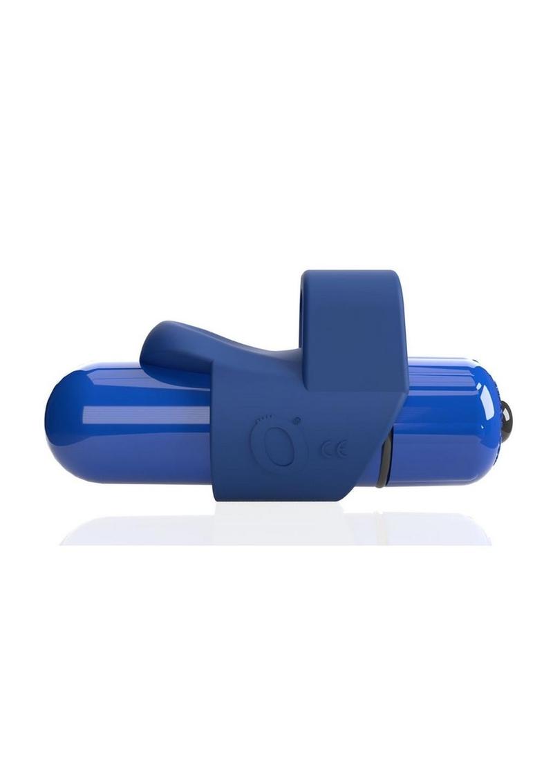 4t Fingo Slim Finger Vibrator - Blue/Blueberry
