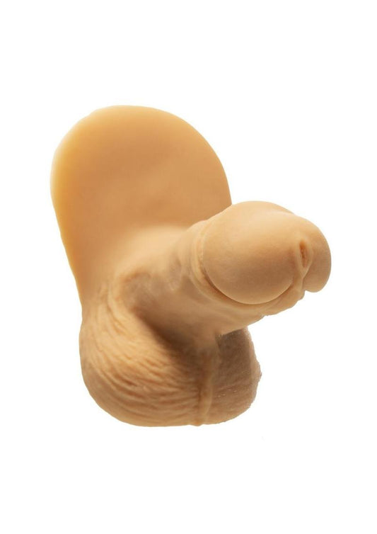 Addiction Silicone Packer Dong - Caramel