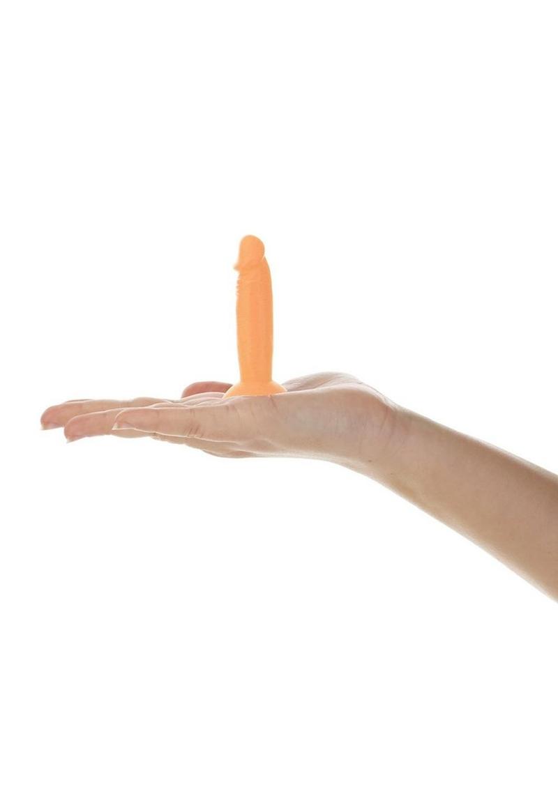 Addiction Silly Willy Glow In The Dark Silicone Dildo - Glow In The Dark/Multicolor