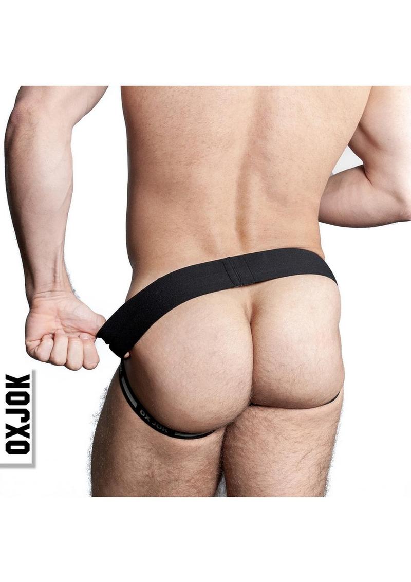 Airmesh Upthrust Slider-Strap Jock - Tar - Black - Small