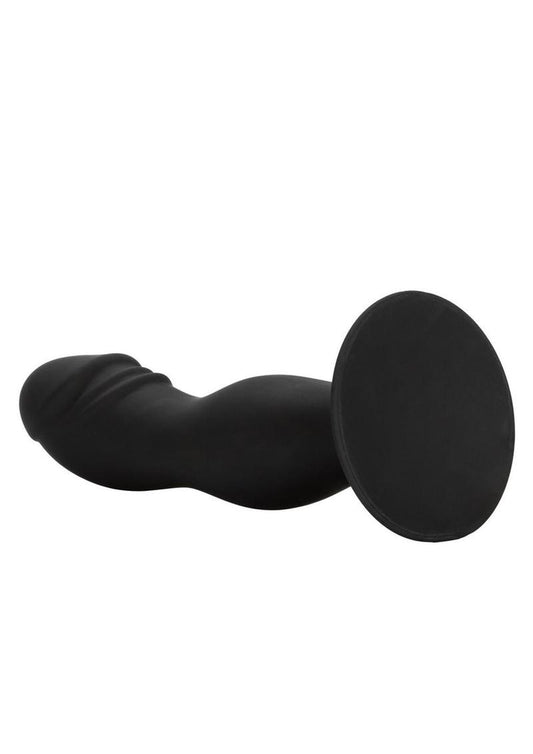 Anal Stud Silicone Probe - Black - 5.5in