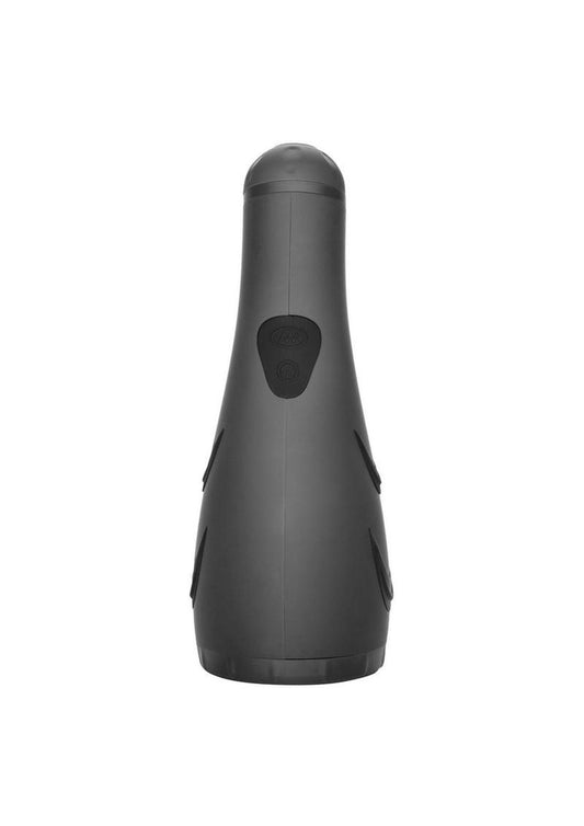 Apollo Silicone Vibrating Hydro Power Stroker - Gray/Grey