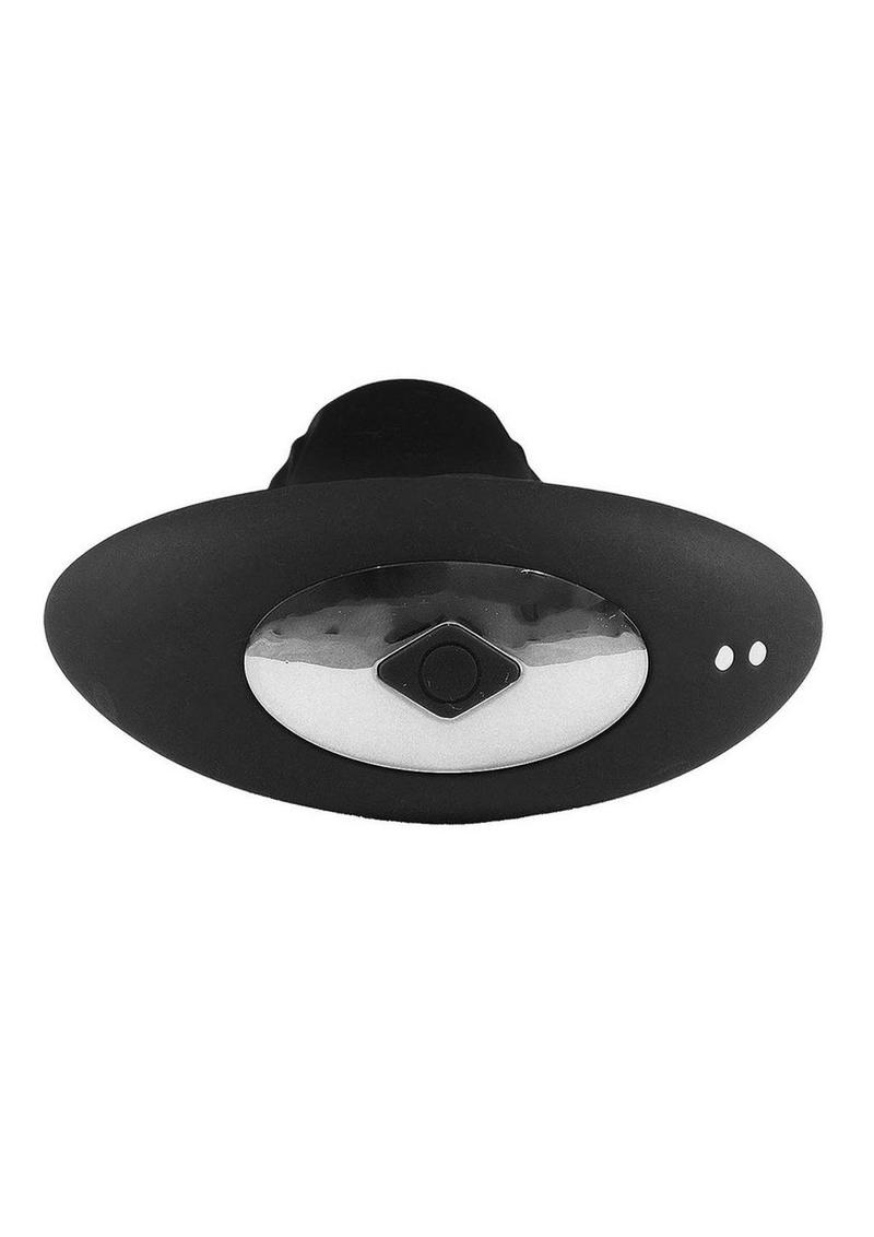 Atomic Tapping Rechargeable Silicone Anal Plug - Black